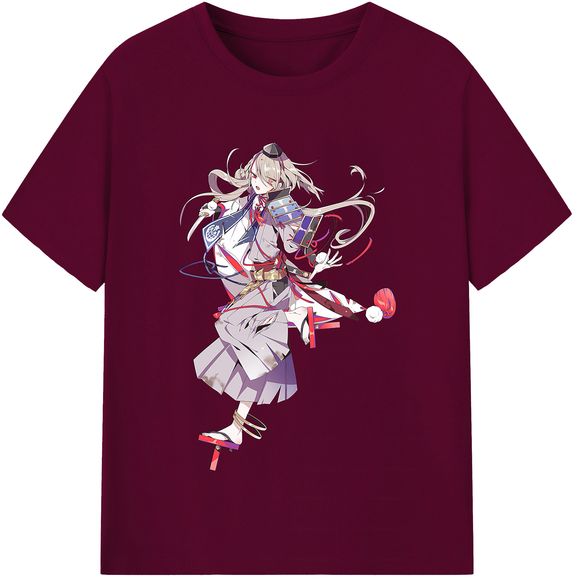 （画像用） 刀剣乱舞 Touken Ranbu レディースカジュアルプリントTシャツ（綿100％）